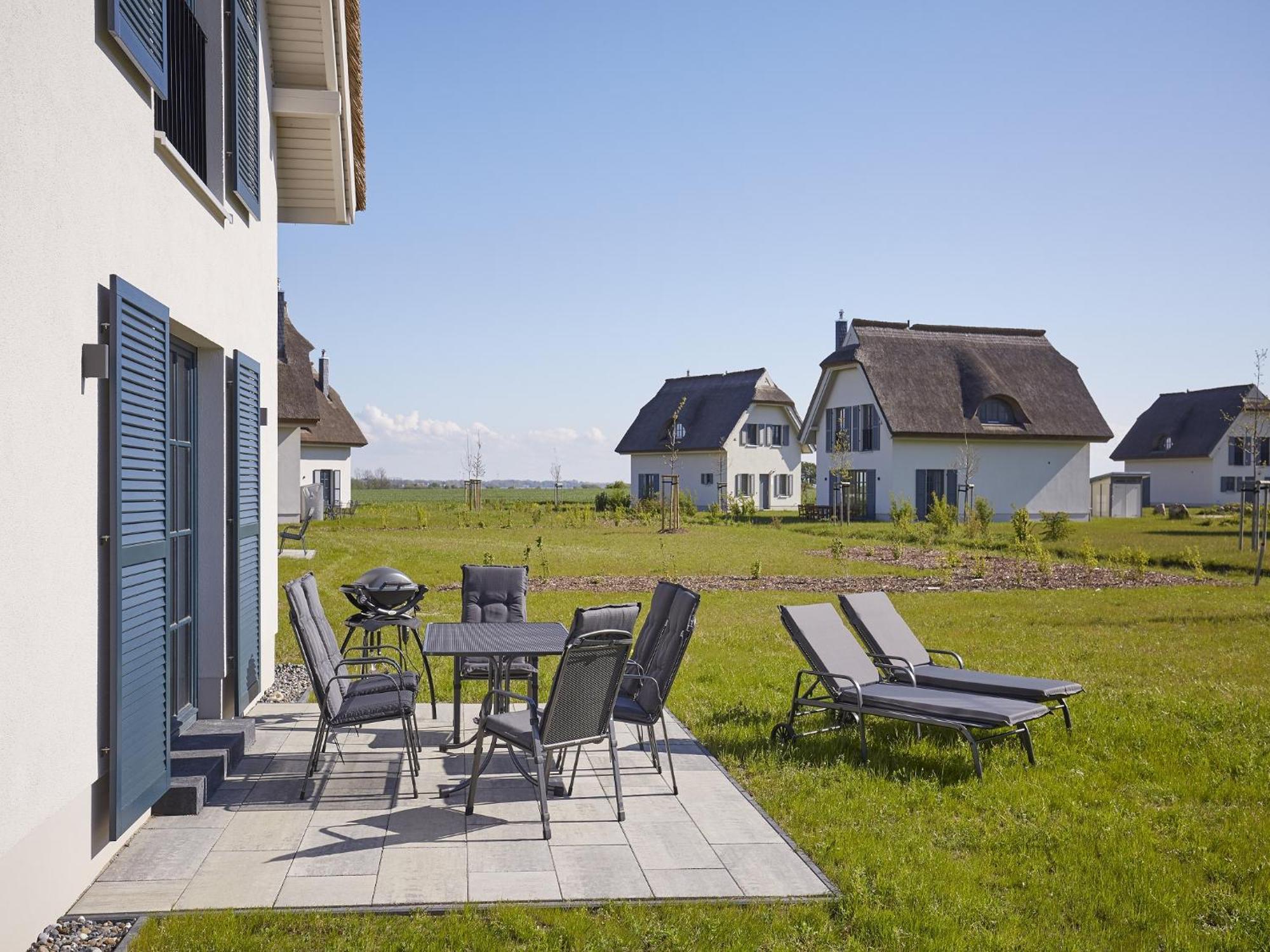 Reetland Am Meer - Premium Reetdachvilla Mit 3 Schlafzimmern, Sauna Und Kamin F07 Dranske Buitenkant foto